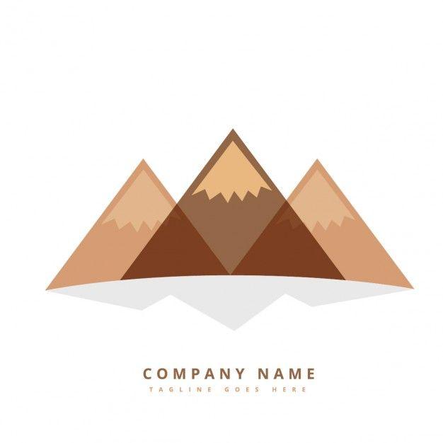 Three Mountain Logo - Logo with three mountains Vector | Free Download