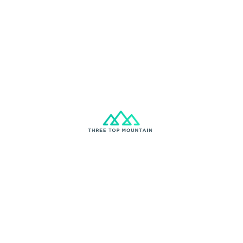 Three Mountain Logo - Three Top Mountain Logo! Simple and straightforward | Logo ...