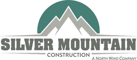 Three Mountain Logo - Silver Mountain Construction Logo Springs Durango. Three
