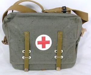 Red Cross Bag Logo - Soviet Russian Army Medic Canvas Bag Medical Service USSR Red Cross ...