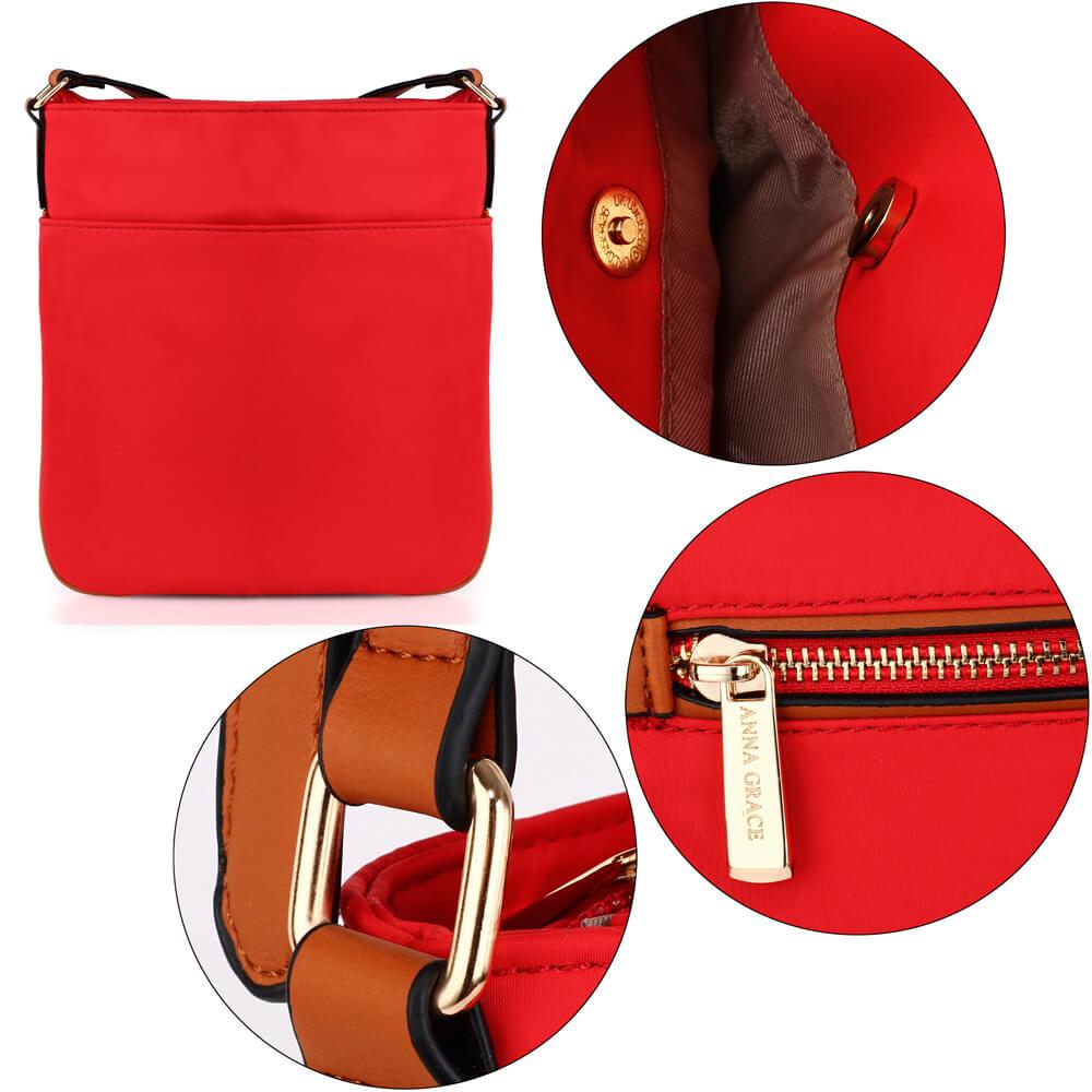 Red Cross Bag Logo - AG00587 - Cross Body Shoulder Bag For Women | De Lavish