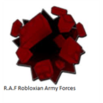 Robloxian Armed Forces Logo - R.A.F Robloxian Army Forces - Roblox