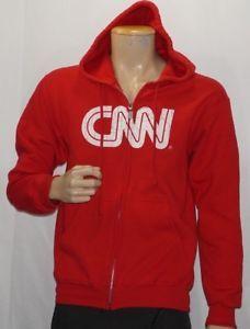 Small CNN Logo - CNN Logo Gildan Mens Heavy Blend Hooded Hoodie Sweatshirt Small | eBay