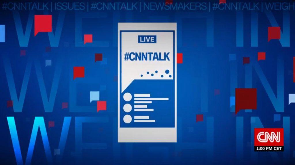 Small CNN Logo - CNN International gets chatty with weekly 'Talk' - NewscastStudio