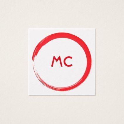 Bright Clear Logo - Bright and Simple Business Card with Red Logo | simple | Simple ...