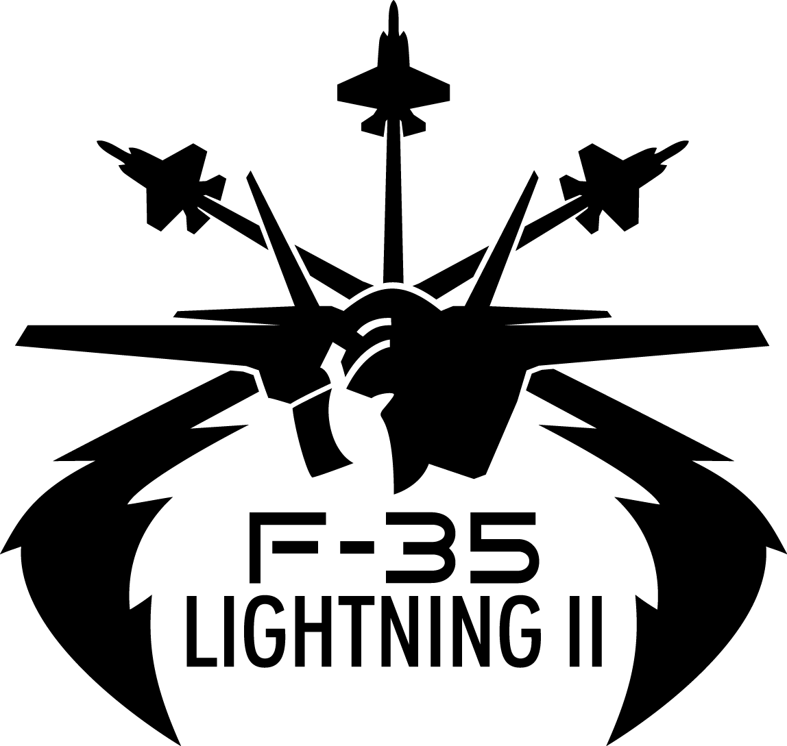 2 Black F Logo - JSF.mil > Downloads > F-35 Logo