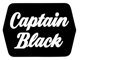 Black Black V Logo - Captain Black Pipe Tobacco Brand and Cigars