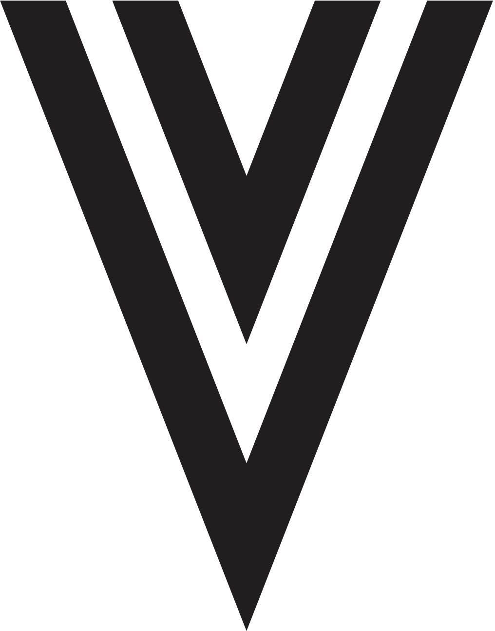 Black Black V Logo - Valor