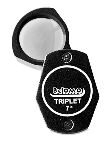 Bright Clear Logo - BelOMO 10x Triplet Loupe Magnifier with Attached Deluxe BelOMO Logo ...