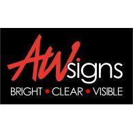 Bright Clear Logo - AW Signs Logo Vector (.EPS) Free Download