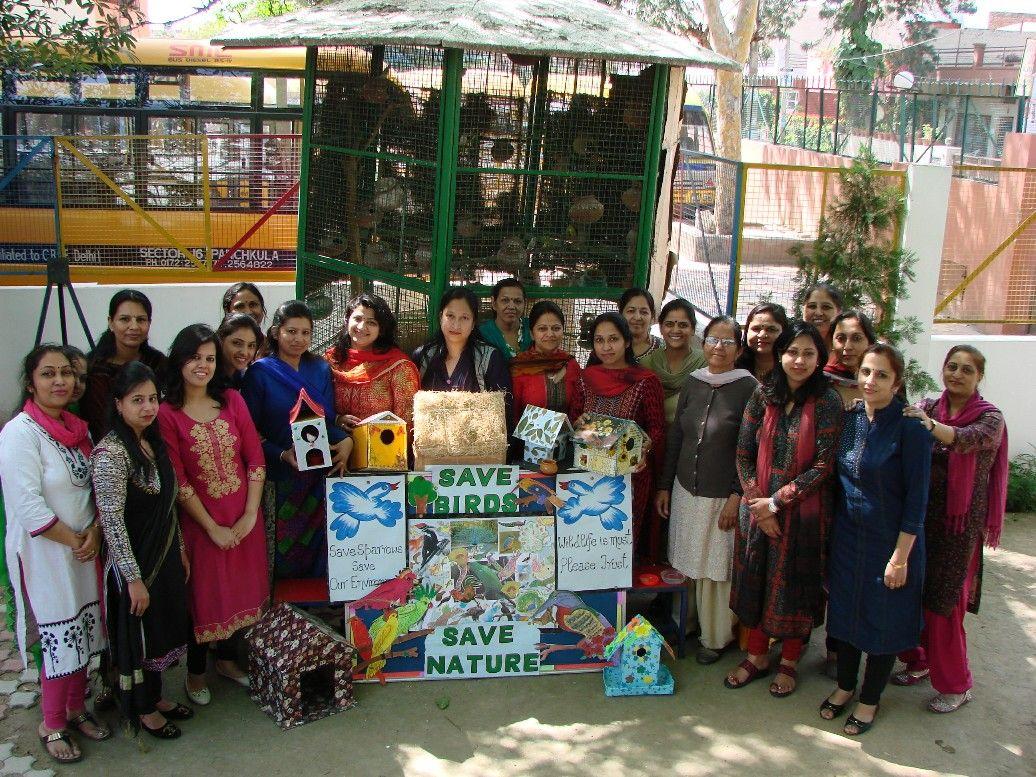 Blue Bird Day School Logo - Sparrow Day celebrated in Blue Bird High School, Panchkula ...