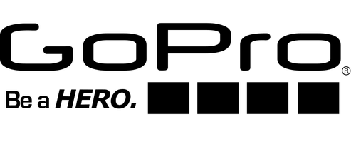 White GoPro Logo - GoPro