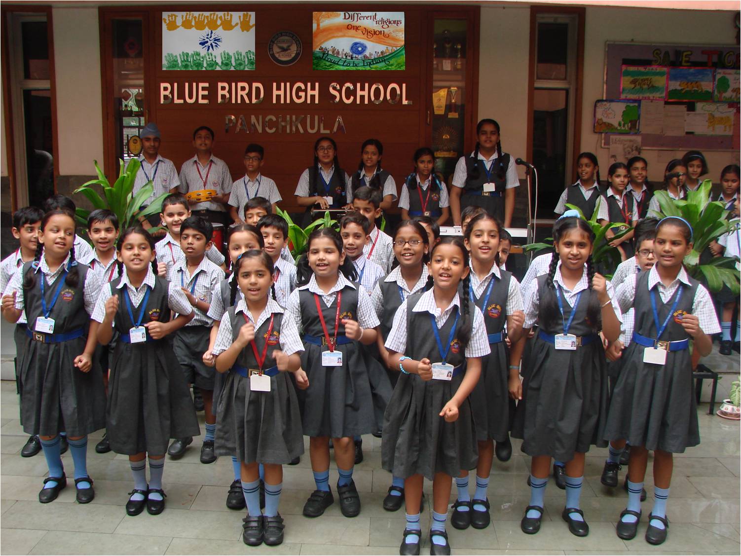 Blue Bird Day School Logo - Independence Day Celebrated in Blue Bird High School – Citynews7.com