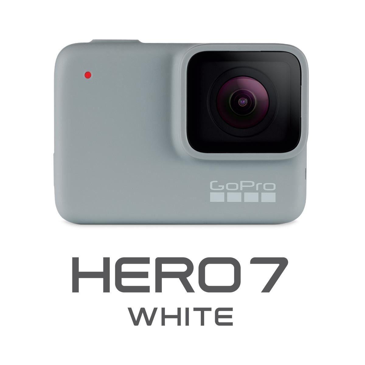 White GoPro Logo - GoPro HERO 7 White Camera Christchurch