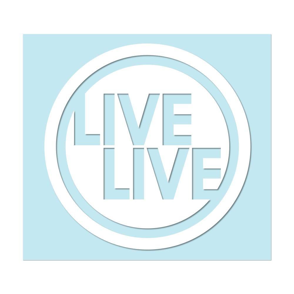 White GoPro Logo - LIVELIVE LOGO - 3.5