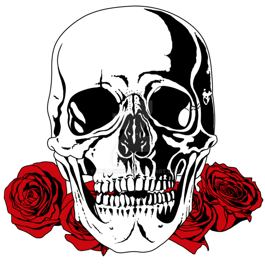 Skull and Roses Logo - LogoDix