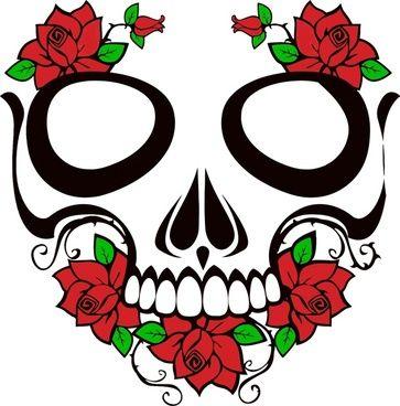 Skull And Roses Logo Logodix