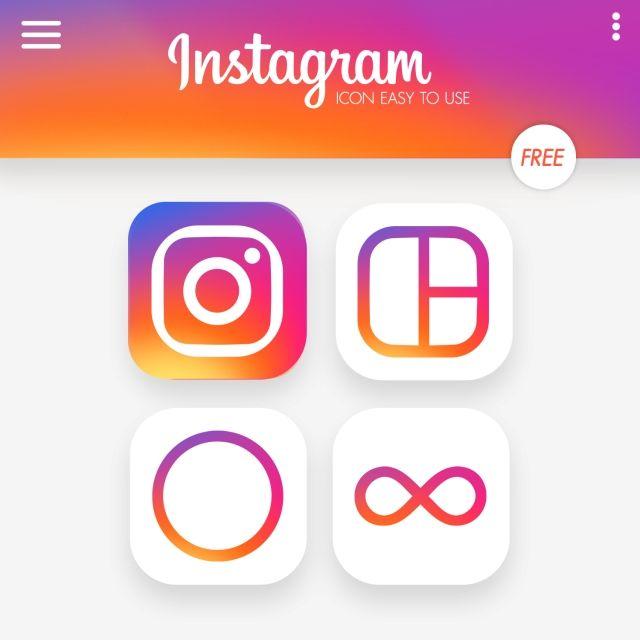 Instagram App Logo - Instagram App Icon Pack, Instagram Icoon Design, Ig Icon, Instagram ...