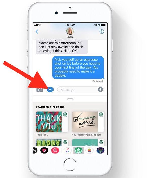 Texting App Logo - How to Hide the iMessage App Icon Row in iOS 12 & iOS 11 Messages ...