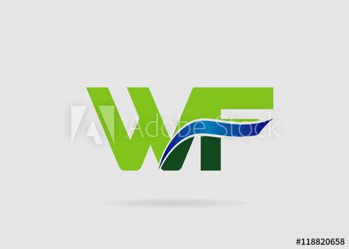 WF Logo - WF Logo. Vector Graphic Branding Letter Element - Buy this stock ...