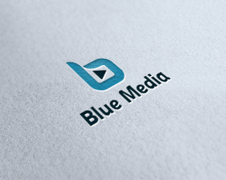 Blue Media Logo - Blue Media Designed
