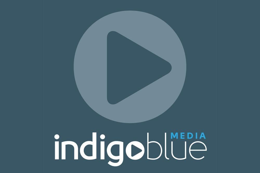 Blue Media Logo - Indigo Blue Media – Brand & Website | Newenglish Design