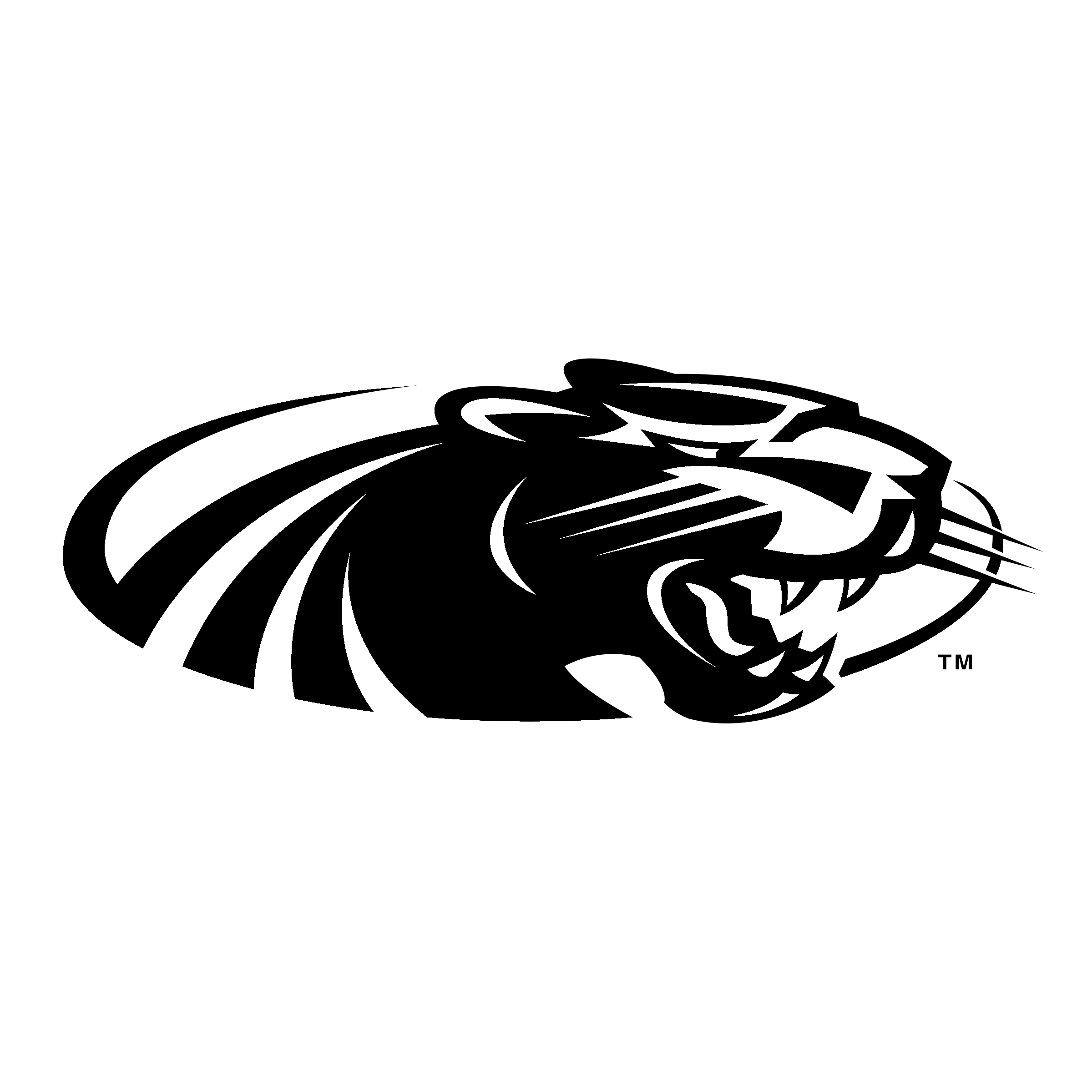 Black and White Panther Logo - Wisconsin Milwaukee Panthers Logo PNG Transparent & SVG Vector ...