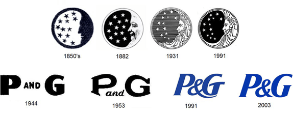 Procter and Gamble Logo - Brand New: P&G is Over the Moon