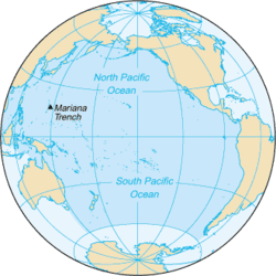 Pacific Gold Globe Logo - Pacific Ocean