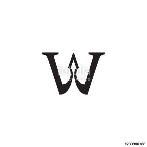 Up Arrow Logo - W Letter With Up Arrow Logo Stock Image And Royalty Free Vector