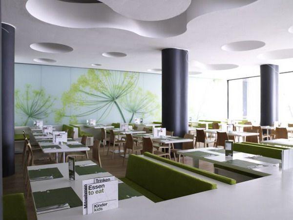 Green and White Restaurant Logo - Inspiring Contemporary Restaurant with Green and White Color Scheme ...