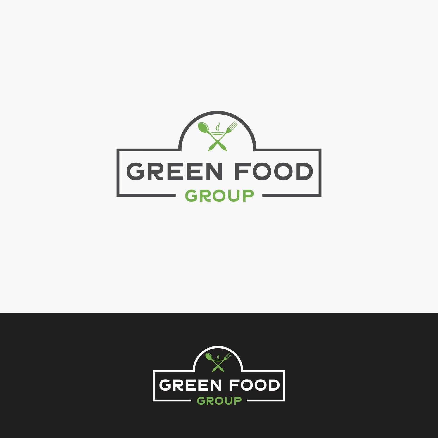 Green and White Restaurant Logo - Elegant, Playful, Restaurant Logo Design for Green Food Group (GFG ...