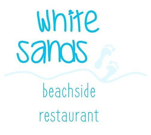 Green and White Restaurant Logo - Restaurant Logo of White Sands beachside restaurant