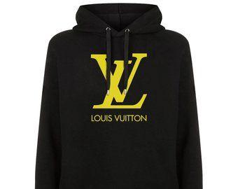 LV Gold Logo - Louis vuitton hoodie | Etsy
