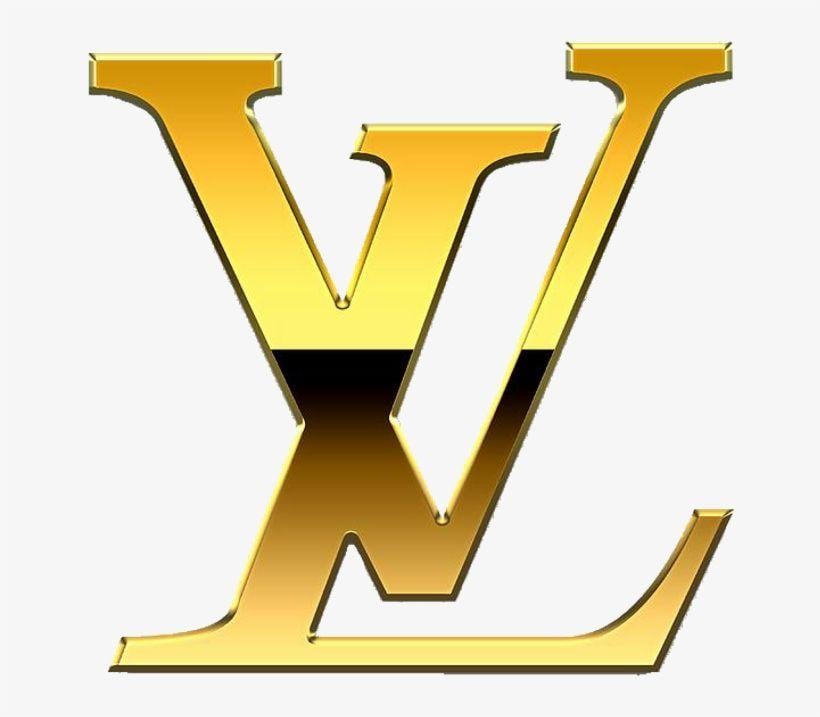 LV Gold Logo - Louisvuitton Louisvuittonlogo Louisvuitton Logo Lv - Gold Louis ...