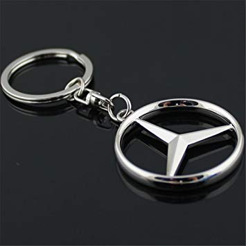 Car Keys Chains Logo - 3D Car Key Chain Mercedes Benz Car Logo Key Chains Gift Crafts ...