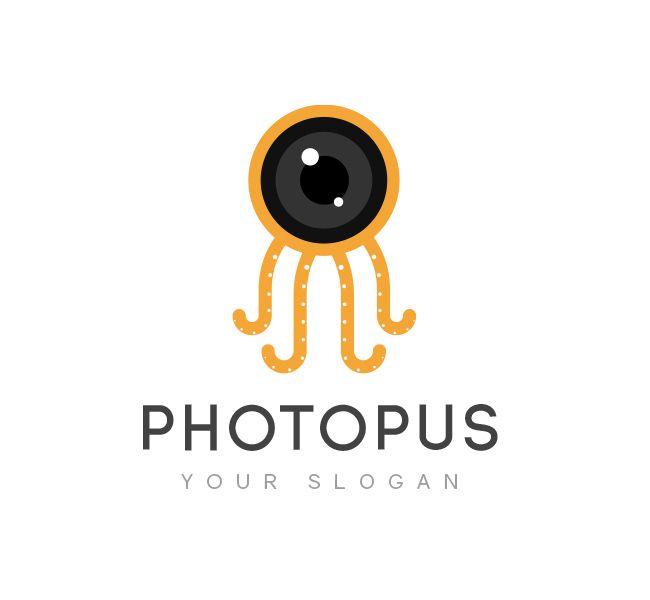 Octopus Logo - Octopus Photography Logo & Business Card Template