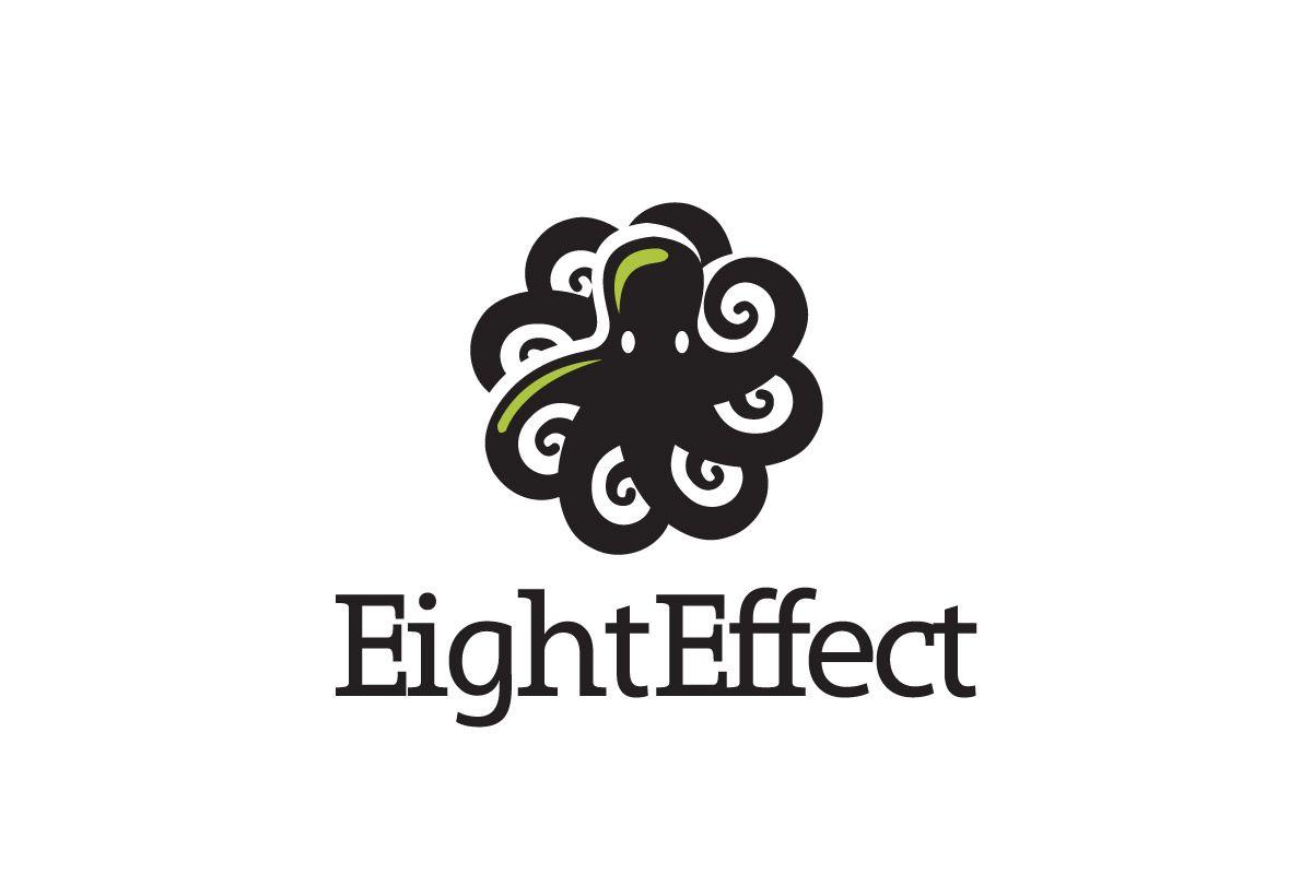 Eight Logo - Sold: Eight Effect Octopus Logo Design