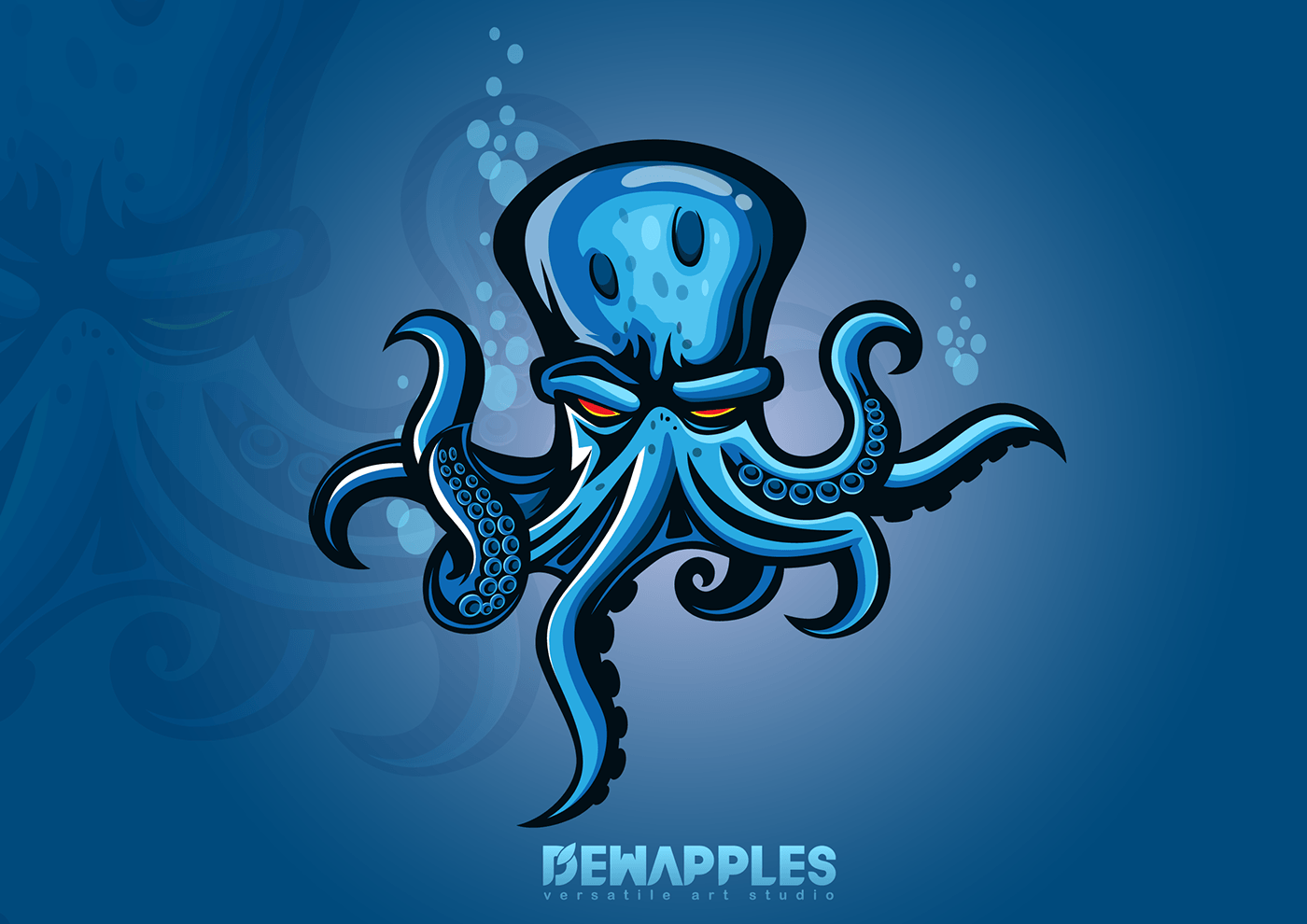 Octopus Logo - octopus mascot logo on Behance