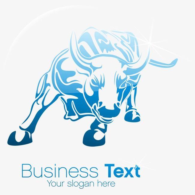 Blue Bull Logo - Gorgeous Silver Blue Bulls Vector Material, Silver Blue Bulls, Eps ...