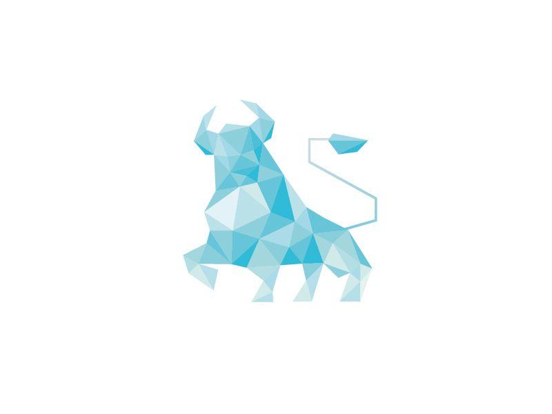 Blue Bull Logo - Lowpoly Blue Bull logo by Breno Bitencourt | Dribbble | Dribbble