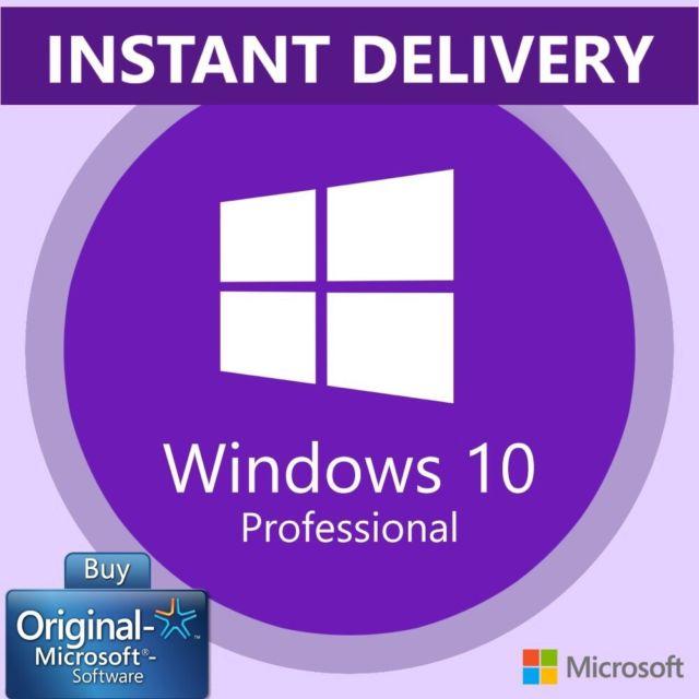 Original Windows Logo - Microsoft Windows 10 Pro Professional 32 64bit | eBay