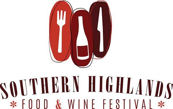 Food with Red Oval Logo - Southern Highlands Food & Wine Festival Logo Design on Behance
