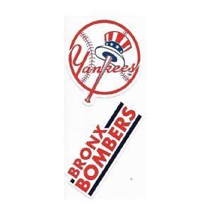 Double a Baseball Logo - New York Yankees MLB Baseball Team Logo Double Up Die Cut Vinyl