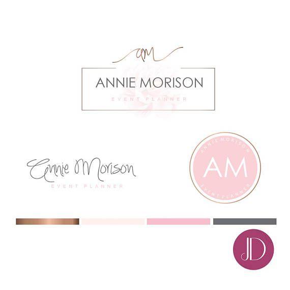 Annie Beauty Logo - Logo design logo initials calligraphy design logo