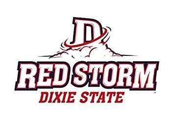 Dixie State Logo - Amazon.com: Victory Tailgate Dixie State Red Storm Removable Wall ...