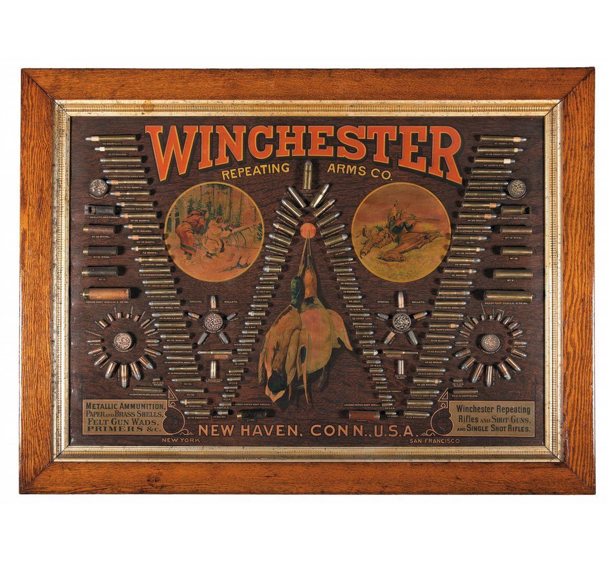Winchester Repeating Arms Logo - Desirable Late 19th Century Single W Winchester Repeating Arms Co ...