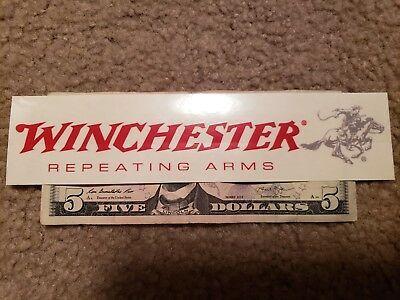 Winchester Repeating Arms Logo - OEM ORIGINAL WINCHESTER Repeating Arms Logo Rifle Vinyl Sticker ...