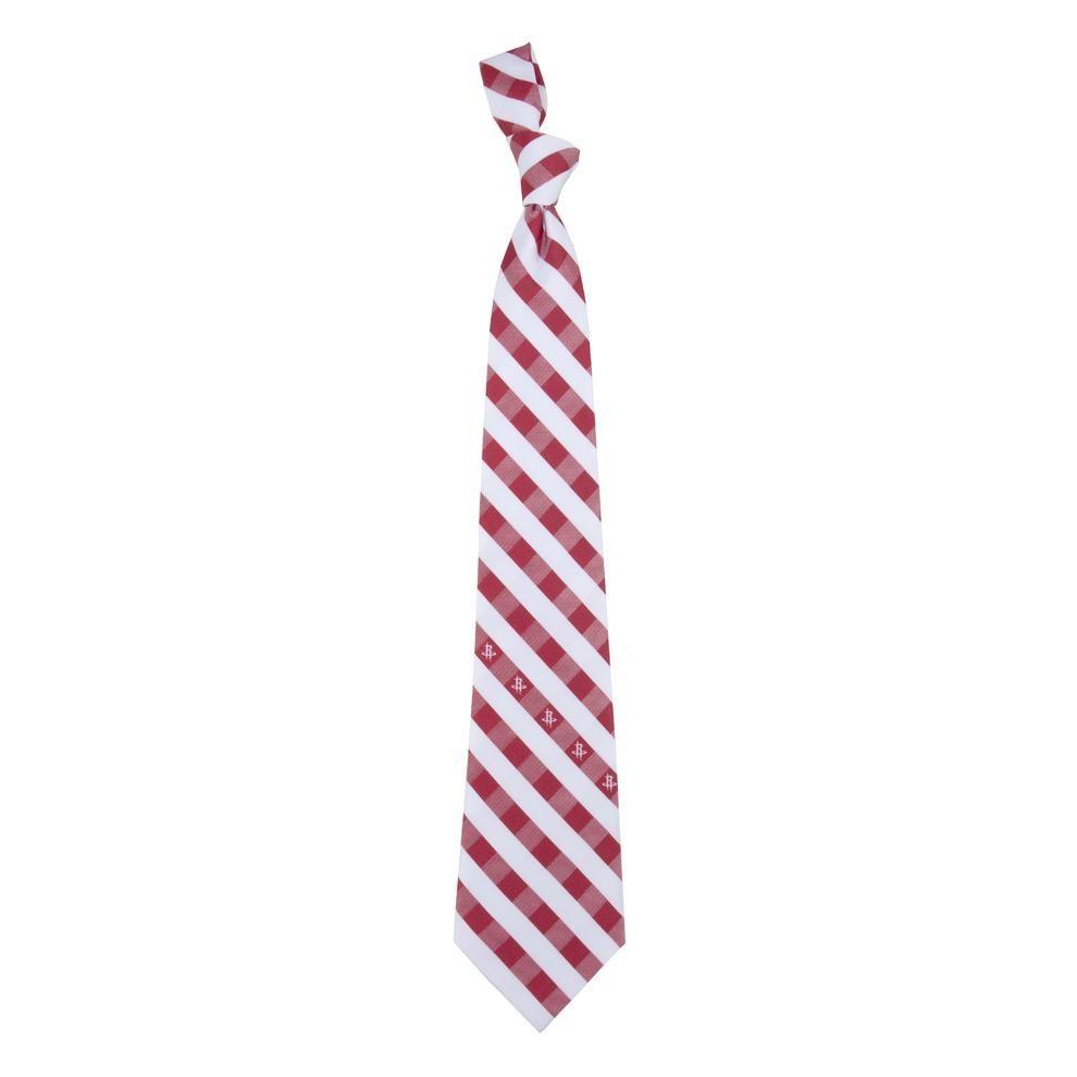 Red Checkered Logo - Men's Checkered Logo Tie