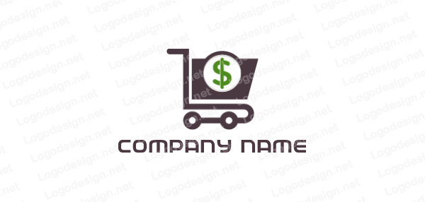 Dollar Sign Logo - shopping cart with dollar sign | Logo Template by LogoDesign.net